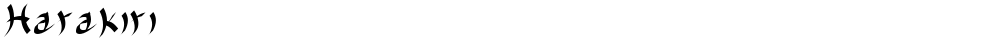 Harakiri