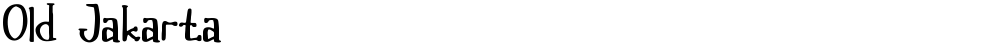 Old Jakarta