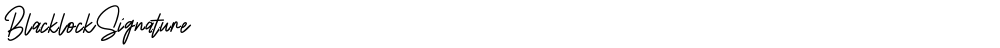 BlacklockSignature