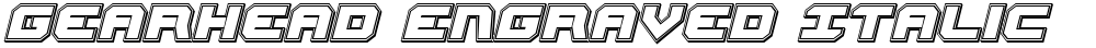 Gearhead Engraved Italic
