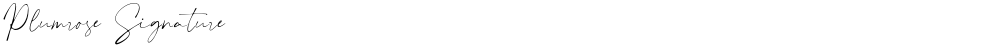Plumrose Signature