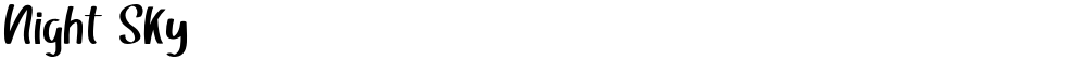 Night Sky