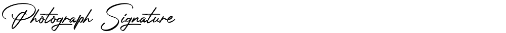 Photograph Signature