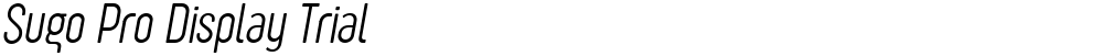 Sugo Pro Display Trial