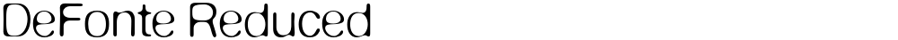 DeFonte Reduced