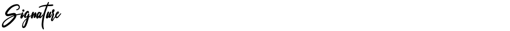 Signature