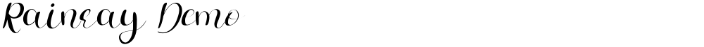 Rainray Demo