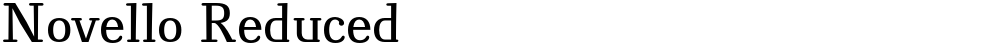Novello Reduced