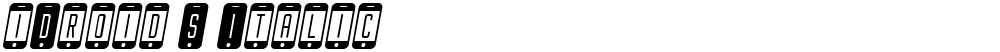iDroid S Italic