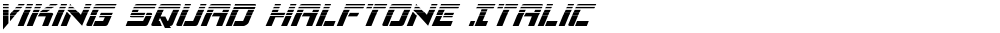 Viking Squad Halftone Italic