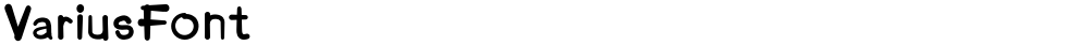 VariusFont