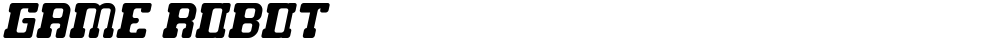 GAME ROBOT