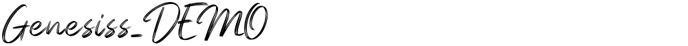 Genesiss_DEMO