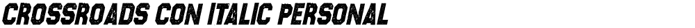CROSSROADS CON ITALIC PERSONAL 