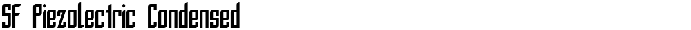 SF Piezolectric Condensed