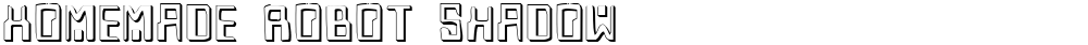 Homemade Robot Shadow