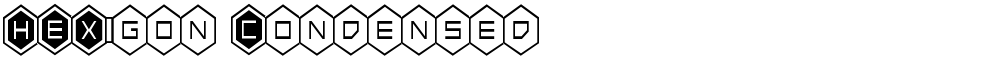 HEX:gon Condensed