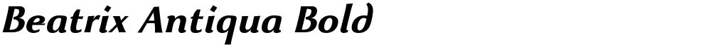 Beatrix Antiqua Bold