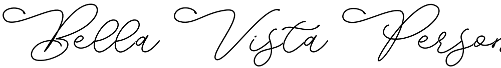 Bella Vista Personal Use