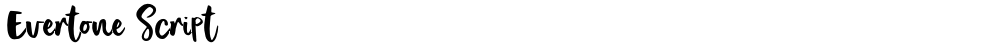Evertone Script