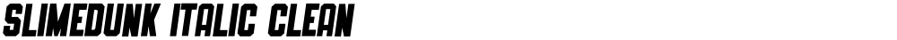 SLIMEDUNK ITALIC CLEAN