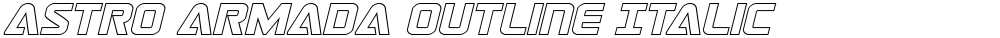 Astro Armada Outline Italic