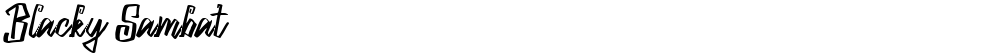 Blacky Sambat