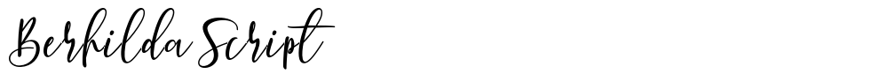 Berhilda Script
