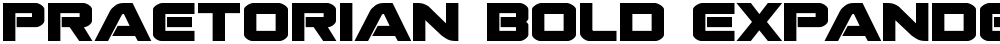 Praetorian Bold Expanded