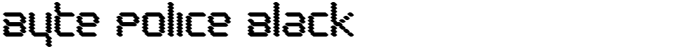 Byte Police Black