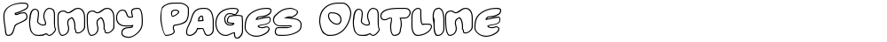 Funny Pages Outline