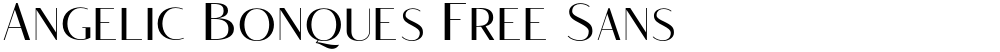 Angelic Bonques Free Sans