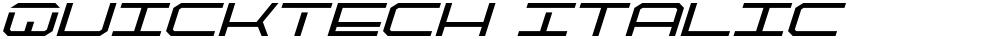 QuickTech Italic