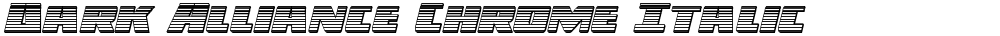 Dark Alliance Chrome Italic