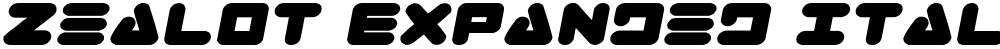 Zealot Expanded Italic