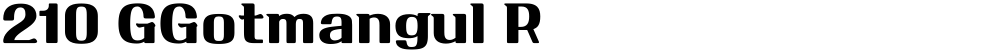 210 GGotmangul R