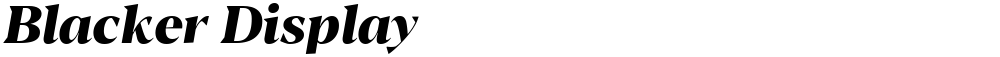 Blacker Display