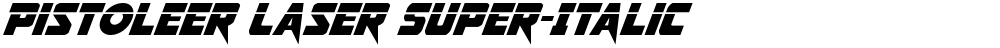 Pistoleer Laser Super-Italic