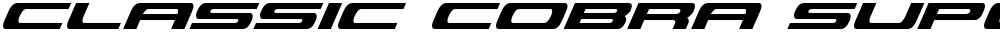 Classic Cobra Super-Italic