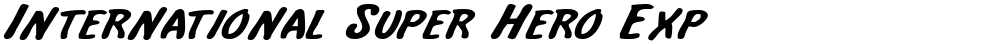 International Super Hero Exp