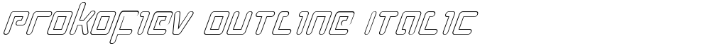 Prokofiev Outline Italic