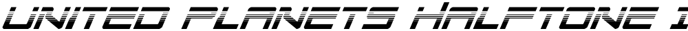 United Planets Halftone Italic
