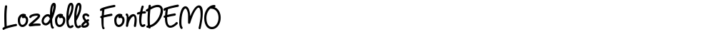 Lozdolls FontDEMO