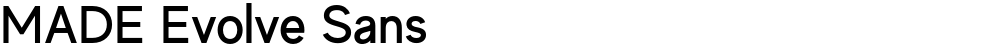 MADE Evolve Sans
