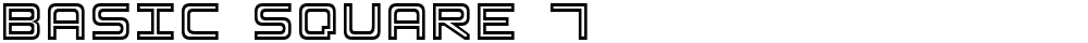 Basic Square 7