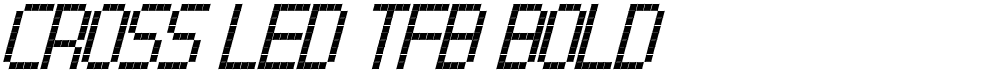 Cross led tfb bold