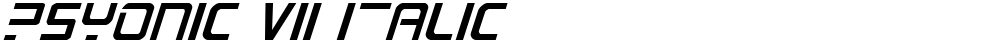 PsYonic VII Italic