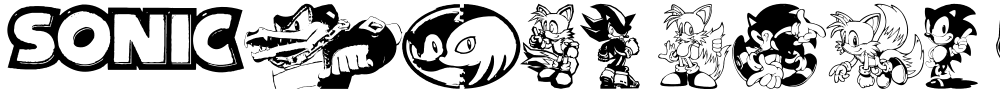 Sonic Mega Font