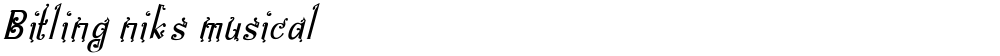 Bitling niks musical