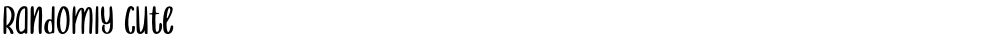 Randomly Cute